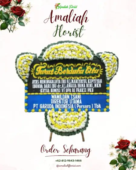 Papan Bunga Duka Borangan